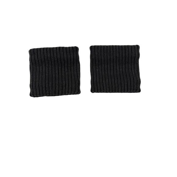 Brunello Cucinelli Accessories - Women’s Brunello Cucinelli Small Black & Gray Beaded Wrist Cuffs